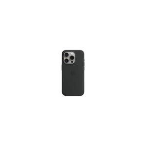 Apple iPhone 15 Pro Silicone Case with MagSafe - Black