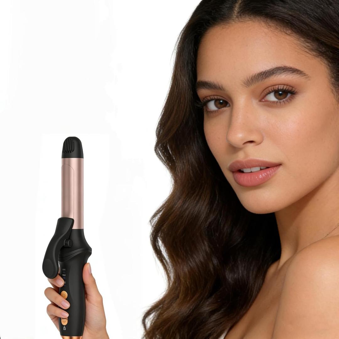 Cordless Curling Iron Hair Curler Professional for use on Medium and Long Hair