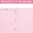 SUIN Plastic Project-Folder with 2 Pockets and 3-Prong Fasteners, for US Letter Size, Bulk Pack Color File-Folder for US Letter Size Papers, Ideal for School & Office, (Assorted Pastel Colors)