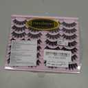 Lashes Wispy Faux Mink Lashes False Eyelashes 16mm(0.63inch) Eye Lashes 6D Volume Fake Lashes pack by Kiromiro 14 Pairs