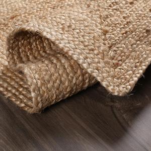 BEDDING CRAFT Hand Woven Farmhouse 2x3 Ft Tightly Braided Chindi and Jute Rug 24x36 Natural  Reversible Durable Sustainable for Home Dcor,Thanksgiving,Chritsmas,Area Rug (36" x 24" (Set of 1))