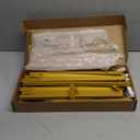 Wokceer 6 FT Wedding Arch Backdrop Stand Metal Arch Chiara Backdrop Stand for Wedding Ceremony Birthday Party Bridal Baby Shower Photo Booth Garden Floral Balloon Arch Decoration (6 x 2.6 FT (HxW), Gold)