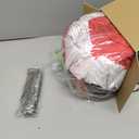 Joiedomi Hanging Christmas Inflatable Climbing Santa, Hanging Inflatable Christmas Decorations with Build-in LEDs, Blow Up Santa Yard Decorations for Xmas Party Indoor, Outdoor, Garden, Lawn Dcor