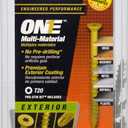 Power Pro PowerPro Premium One Multi-Material Flat Head Screws, Epoxy Coated Steel, Fasten in Wood, Metal, Concrete, Drywall and Plastic, Bronze, #8 x 1- inches, Box of 30 Screws