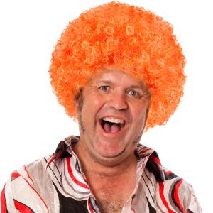 Unisex Short Fluffy Afro Wigs-Women Men Kinky Curly Disco Hippie Wig for Costume Cosplay Halloween Christmas Party (Orange) Unisex Short Fluffy Afro Wigs-Women Men Kinky Curly Disco Hippie Wig for Costume Cosplay Halloween Christmas Party (Orange)