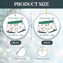 2 x Funny Adult Ornament 2025  The Only Package I Want This Christmas is Yours Holiday Dcor  Hilarious Romantic Gag Gift for Couples, Friends, Men, Boyfriend, White Elephant Gift Ornament