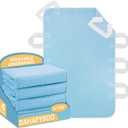 DAHAPYBOO Improvia Positioning Bed Pad 34"x52" with 8 Reinforced Handles,Washable Underpads 4 Pack Incontinence,Heavy Absorbency Reusable for Elderly, Kids Adults, Waterproof Quick Drying for Bed