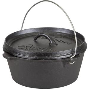 Stansport Pre-Seasoned Cast Iron Dutch Oven