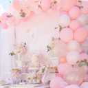 PartyWoo Pink White and Silver Balloons 66pcs 12 Inch Baby Pink Pearl White Silver Confetti Balloons for Graduation Baby Shower Birthday Gender Reveal Anniversary Bachelorette Party Decorations