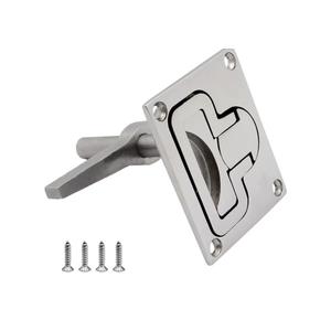 Boat Cam Latch Locking Marine Hatch Handle Heavy Duty Stainless Steel 316 Turning Lock Lift Ring