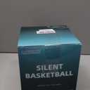 Silent Basketball Size 7 (29.5")  Grooved Airless Foam Indoor Basketball for Quiet Dribbling and Indoor Training, Pro PU Material  Achieve Real Feel Higher Bounce Quieter (Orange)