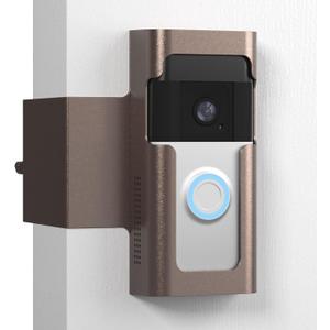 Anti Theft Ring Doorbell Mount: Metal Ring Apartment Door Mount Blink Doorbell Camera Holder No Drill - Renter Friendly Ring Doorbell Mount No Damage