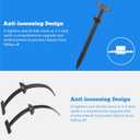 3 x 180PCS Universal Auto Fastener Kit - Nylon Cable Ties, Heavy-Duty Rivets, Zipper Clips Installation Tool for Car, Truck, SUV Bumper, Fender Liner, Door Panel