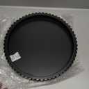 Handmade 12in Decorative Tray for Coffee Table Tray Decor, Black Wooden Decorative Round Tray for Kitchen, Living Room, Home Decor