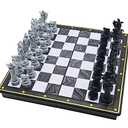 Harry Potter Chess Games, Magnetic and Foldable Chess Board, 32 Pieces, Family Game, CGM300HP