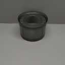 1Gallon No Spill Dog Water Bowl-3.8L Large Capacity, BPA-Free, Anti-Splash & Anti-Digging Design with Non-Slip Base for Messy Drinkers (Smoky)