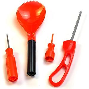 Pumpkin Masters Premium All in One Carving Kit – Comprehensive Halloween Pumpkin Carving Kit with Large Handled Tools and New Patterns