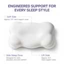 Mellow CloudAlign Memory Foam Pillow for Neck & Shoulder Support, High
