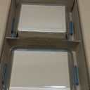 M MCIRCO [80 oz & 36 oz Extra Large Glass Food Storage/Baking Containers Set with Lids, 2 Pack 80 oz(10 cup)&2 Pack 36 oz (4.5 cup) Airtight Glass Container,Microwave,Oven,Freezer and Dishwasher (gray)