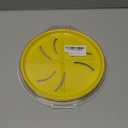 Indestructible Flying Discs, Interactive Dog Toy, Soft Lightweight Fetch Toys for Medium Large Dogs, Floats in Water & Safe on Teeth, 9 inch(Large, Yellow)