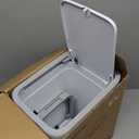 Cesun Motion Sensor Trash Can, 5 Gallon Automatic Bathroom Garbage Can with Lid, Touchless Smart Plastic Slim Wastebasket for Bathroom, Office, rv, Bedroom, Living Room, White