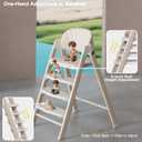 Foldable Baby High Chair to Toddler Tower, Kids Step Stool, Toddler Chair