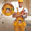 Zonon Tape Measure Holder for Belt Drill Holder for Tool Belt Tape Measuring Belts Clip Low Profile Fits up to 2.12" Tools Belts, Drills Holster Quick Response Drill Clip for Tool Bags Pockets