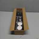 2-Pack Black Shower Curtain Rod 46 to 78 Inches, Adjustable Spring Tension Curtain Rods Anti-Slip and Rust,Shower Tension Rod for Bathroom, Closet, Window, Room Divider, Easy Installation, No Drilling