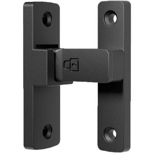 ETEKJOY Heavy-Duty Flip Latch Lock 90/180 Degree Sliding/Swinging Door Lock Latch Bolt for Gate Barn Garage Garden Fence Shed Window Cabinet (90 Degree, Black)