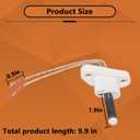 Replacement for Zodiac Jandy R0457502 Hot Surface Ignitor Compatible with JXi Pool & Spa Heaters, Fits Models 200 260 400, Replaces 47-100-1100 JDYR0457502 JNDR0457502 LAR-151-3220