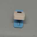 BAOFALI 1X0.8inch Rectangular Postage Stamp Punch, Scalloped Rectangle Lever Action Craft Punch for Paper Crafting Scrapbooking DIY Card Making Arts Crafts Supplies