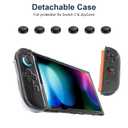 EEEKit Carrying Case Accessories Compatible with Nintendo Switch 2, Portable Travel Game Bag with Clear Protective Cover, HD Screen Protector, 6 Thumb Stick Caps