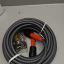 YAMATIC Upgraded Flexible Pressure Washer Hose 50FT 1/4", 3200 PSI Non-Kink Replacement with M22-14mm & 3/8" Quick Connect Adapters, Extension for Gas Power Washer Troy-Bilt Ryobi Honda Craftsman (Gray)