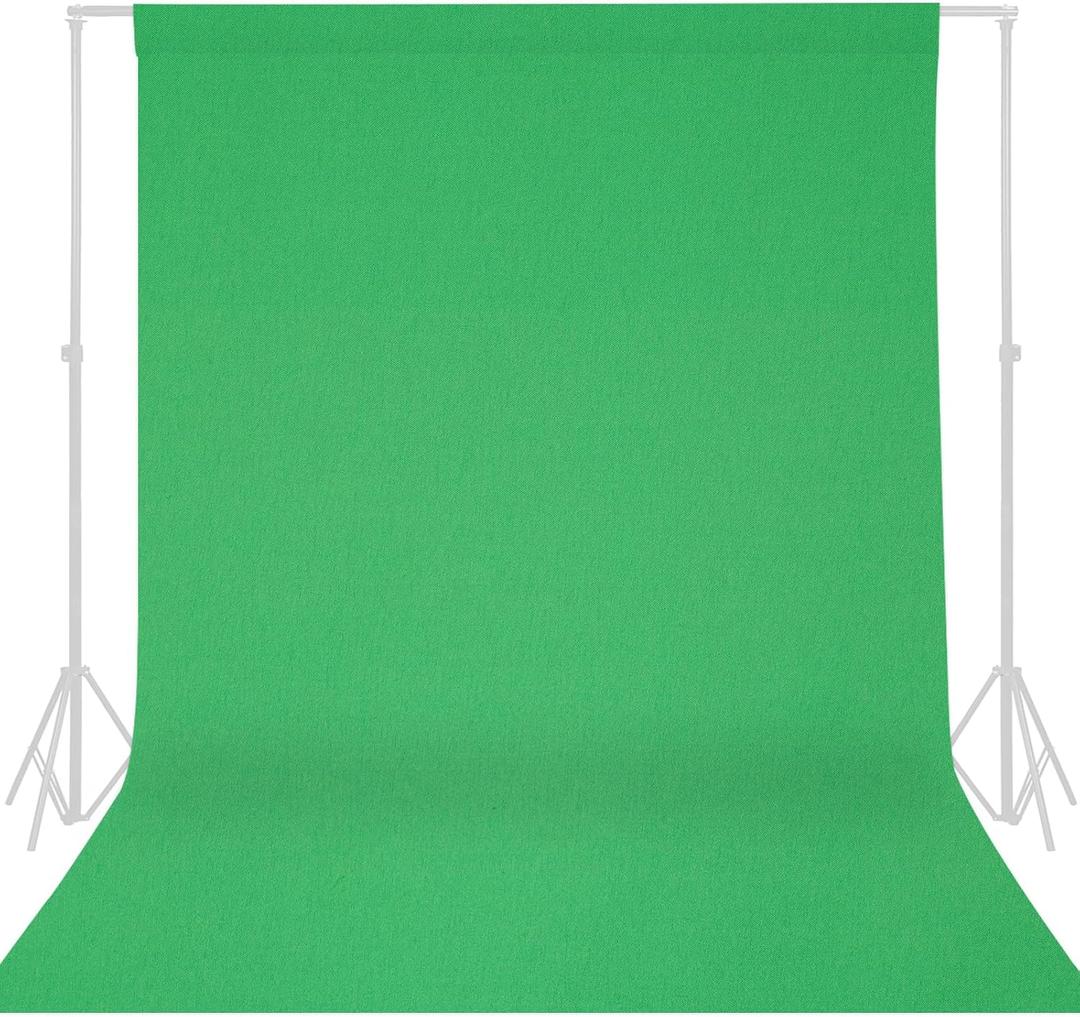 GFCC Green Screen - 10FTX20FT Green Screen Backdrop Photo Backdrop for Photoshoot Background for Photography Screen Video Recording Picture Background
