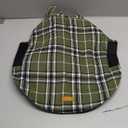 Kuoser Waterproof Dog Coat, Reversible Dog Jacket for Large Dogs, Adjustable Durable Doggie Winter Coat for Groowing Puppies Warm Puppy Cold Weather Apparel, Green L (Large (Pack of 1))