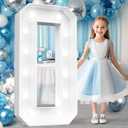 Ledido 4FT Marquee Light Up Letters O, Easy to Assemble Cool White Marquee Letters 4 Feet Tall for Indoor & Outdoor Events, Large Lighted Letter for Birthday Graduation Baby Shower Party Decorations