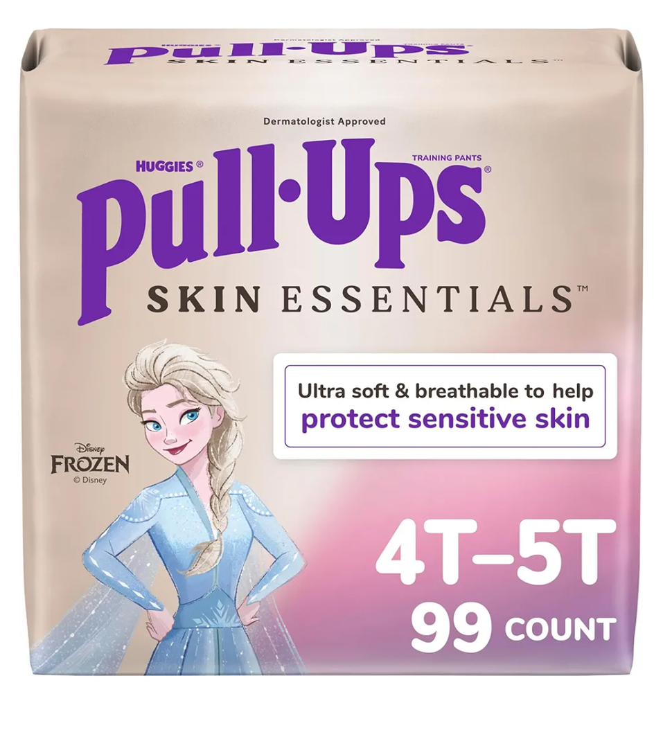 PullUps Girls' Skin Essentials Potty Training Pants, Training Underwear, 4T5T (3850 lbs), 99 Ct (3 Packs of 33)