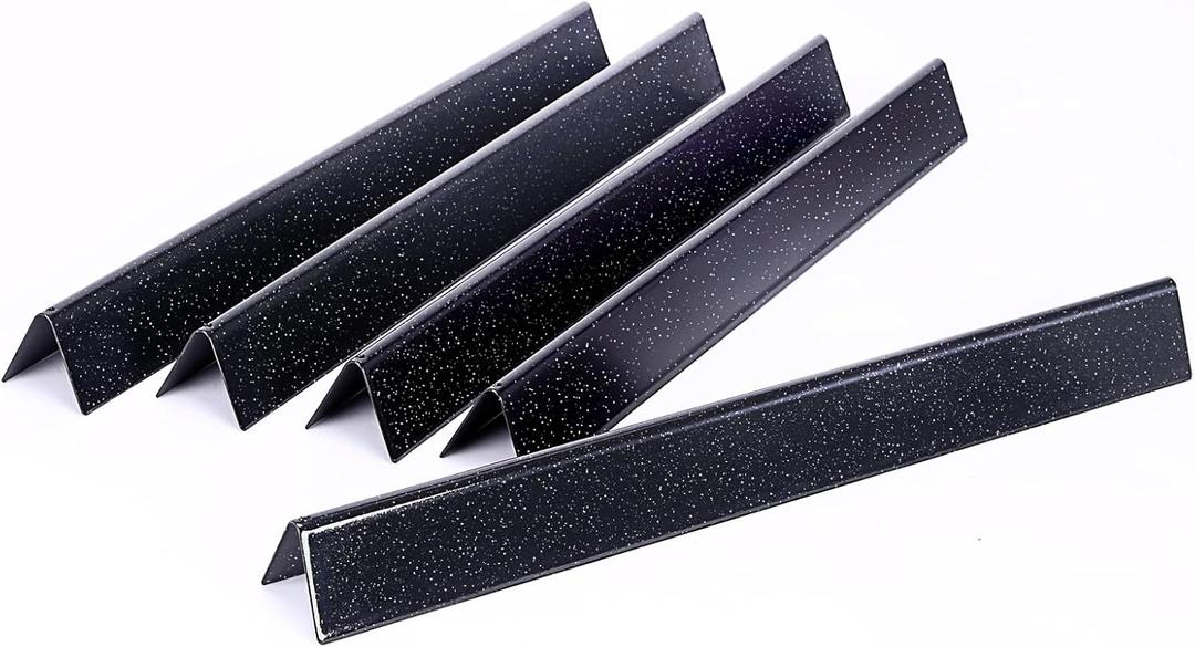 24.5" Flavorizer Bars for Weber Genesis 300 Series with Side Control Knobs (2007-2010), for Weber 7539 7540 16GA Porcelain-Enameled Steel Heat Plates, Fits Genesis E310 E320 S310 S320 EP310 EP320
