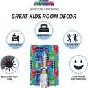 Franco Kids Room Window Curtains Drapes Set, 82 in x 63 in, PJ Masks