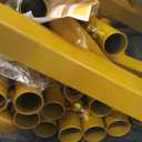 WellSign 8.2FT Square Arch Backdrop Stand,Metal Gold Backdrop Stand Heavy Duty Adjustable,Extra 2 Clamps Change Over The Table Rod Stand,Wedding Balloon Arch Stand for Valentine Parties Decoration