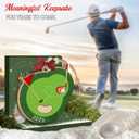 2 x Golf Christmas Ornament 2025 - Sports Gifts for Golfers, Family, Friends, Wooden Christmas Ornaments Tree Decor - Golf Gifts for Men, Dad, Husband, Boss, or Friends, Sports-Themed Holiday Decor