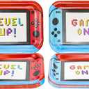 40Pcs 11 Inches Controller Plates - Video Game Birthday Party Decorations for Boys Gaming Party Supplies