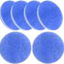 Hoypeyfiy 6Pcs 5.25 Inches RV Air Filter, Round Air Duct AC Filter, RV AC Vent Filter, MERV-6 RV Air Conditioner Filter (6)