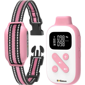 No Shock Dog Training Collar, Beep and Vibrating Dog Collar with Remote 2800Ft, Vibration Collar for Small Medium Large Dogs - No Prongs