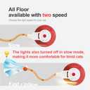 Jkanti Interactive Cat Toys for Indoor Cats,The 3rd Generation Agile Moving Cat Ball with Elastic Mesh Tail,Automatic Kitten Toys for Bored Indoor Cats,Motion Activated (Orange)