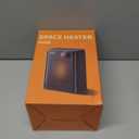 Portable Electric Space Heater, Fast Heating Space Heater, 1500W PTC Ceramic Personal Heater with Thermostat, Tip-Over & Overheat Protection, Compact for Bedroom, Bathroom, Office Desk, Indoor Use