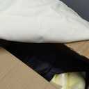 Chaise Lounge Cushions Outdoor with Ties Non-Slip Chaise Lounge Cushion Removable Patio Seat Cushions,Waterproof Lounge Chair Cushion for Outdoor Furniture (Off-White Color, 72x21x3 Inch)