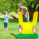 Football Party Decor Inflatable Football Goal Post Decoration,Football Birthday Outdoor Decorations Blow Up Football Goal Post for Tailgate Decorations Game Day