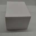 Large White Wooden Box Storage with Hinged Lid | 15.8 x 11.8 x 9.44 inches (+-0.5) | Gift Box for Tool Dog Toy Shoes Clothes Kitchen Storage Document | Wood Keepsake Chest (XXL | No Handles)