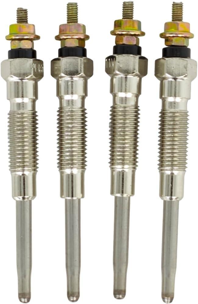 4X 12V Glow Plug 19850-54120 Compatible with Toyota Dyna Hiace Hilux 3L 5L 2L-TE Engine